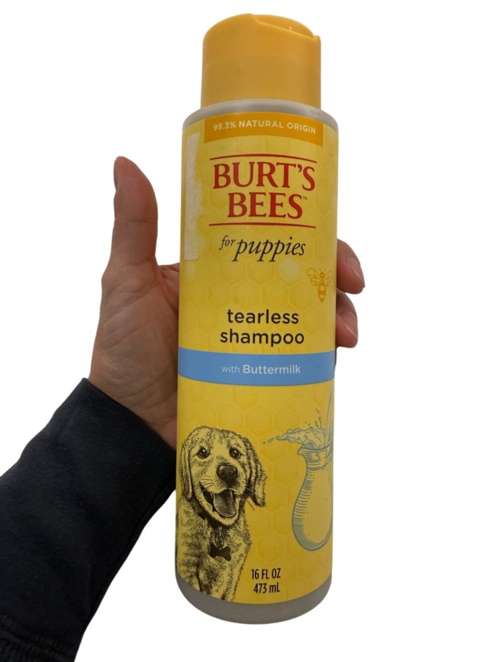 Burt's Bees for Pets Tearless Puppy Shampoo Buttermilk Honey 16 oz NWOT